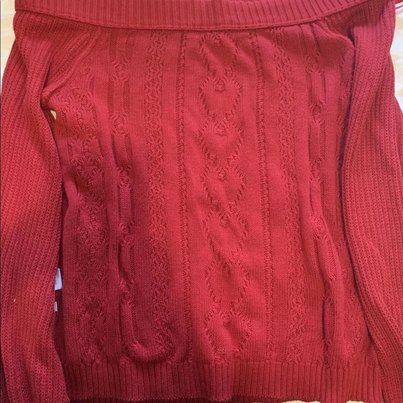 Off the shoulder sweater top - Picture 3 of 3